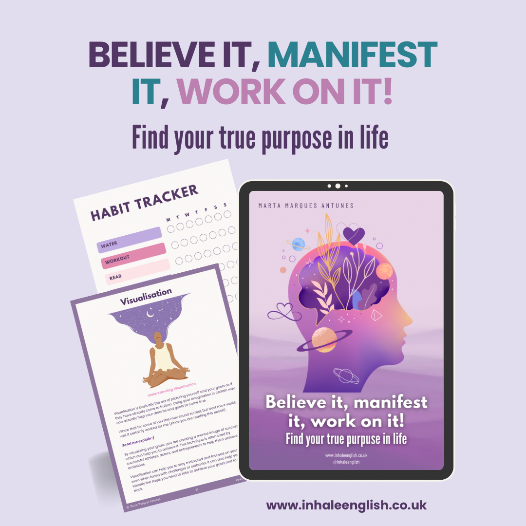 Believe it, manifest it, work on it!